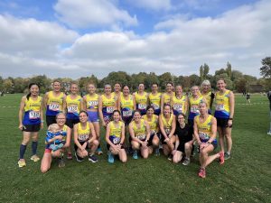 Winning womens XC team